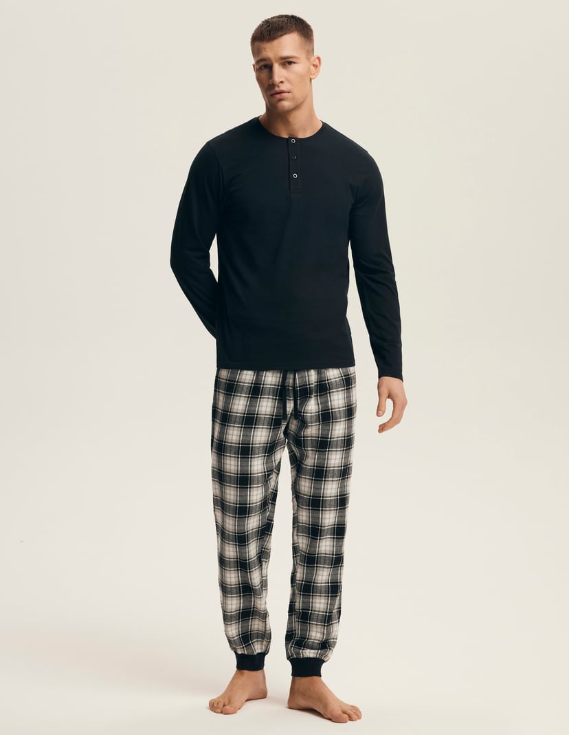 Piżama Noir czarny 1