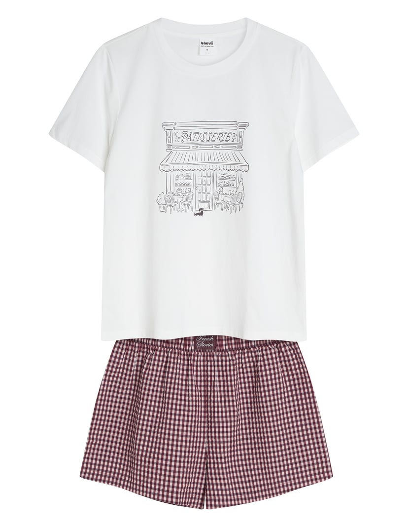 Short Pajamas EMMA cream 6
