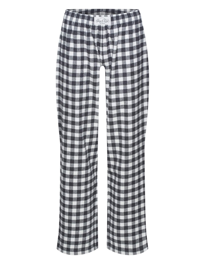 Soft Routine Plaid Pajama Pants Grey 4