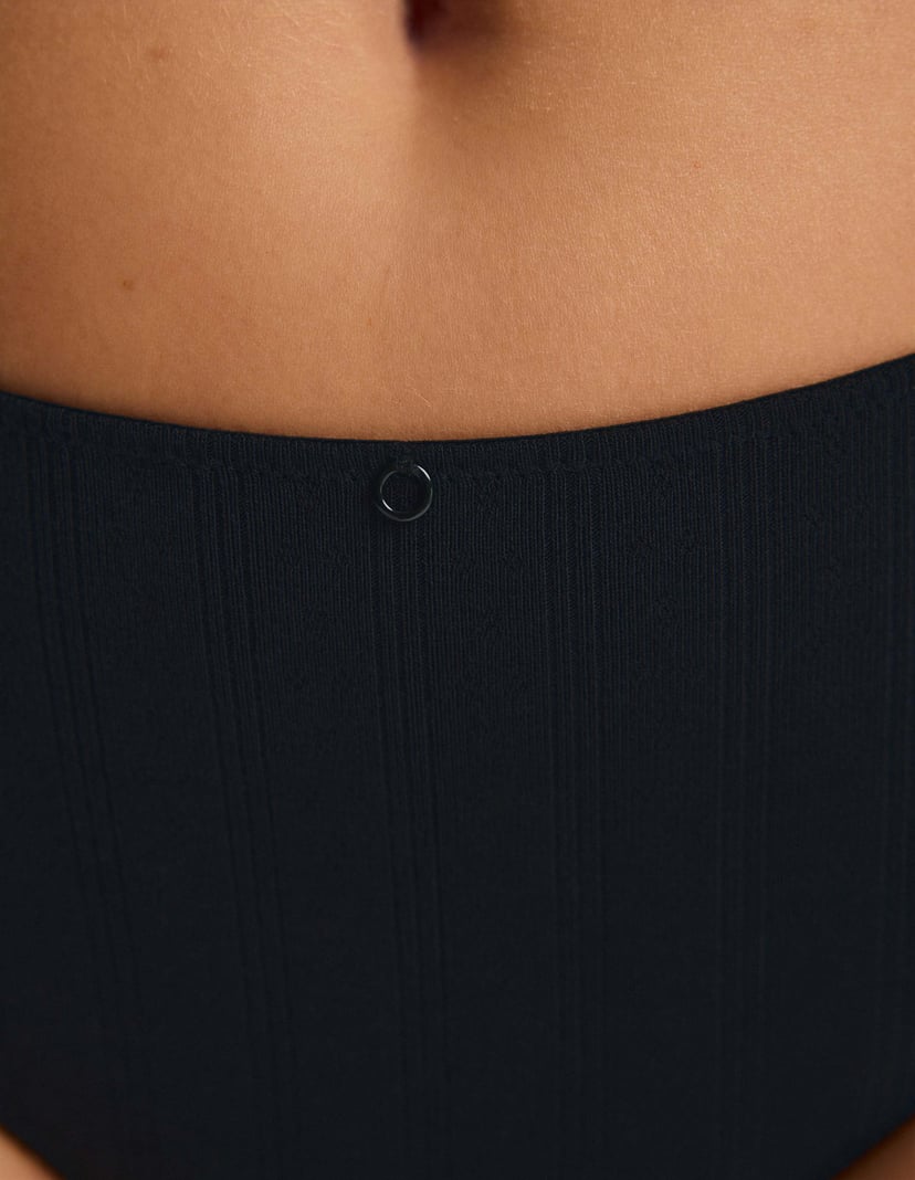 Pointelle Briefs Black 3