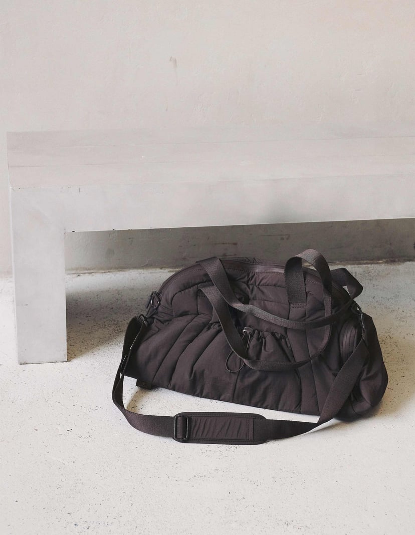 Sports Bag CARRY ALL with Shoe and Mat Compartment brown 1