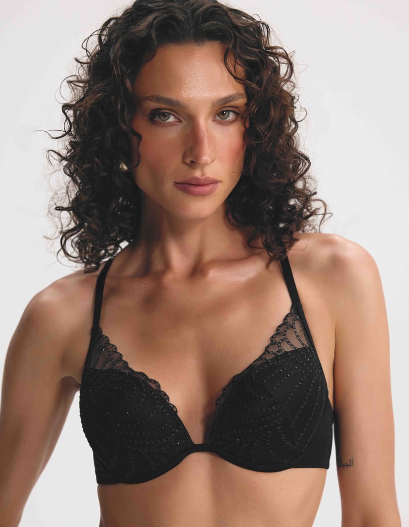 Push-up bra Middle Black 2