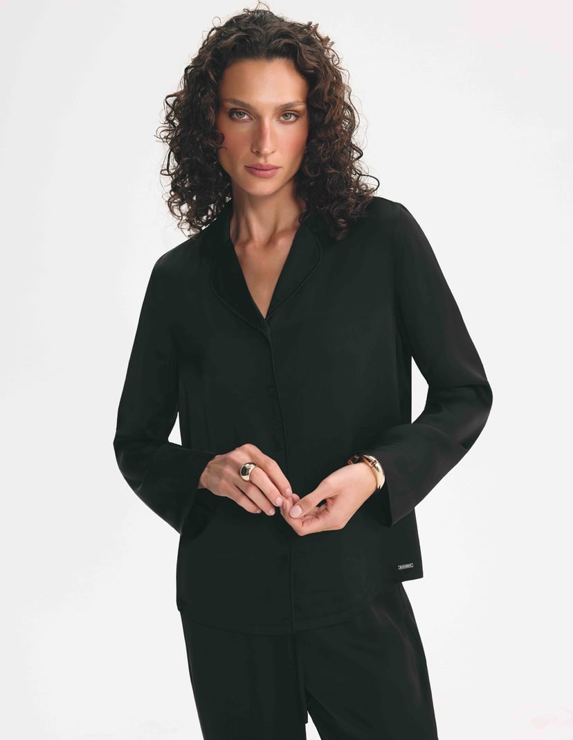Long Pyjamas Midpama Black 2