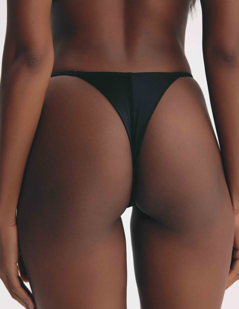Thongs Middle Black 3