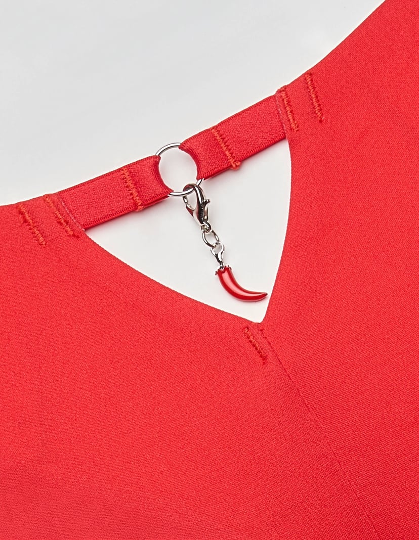 High-Waisted Panties Bloovii Chilly Charm Red 8