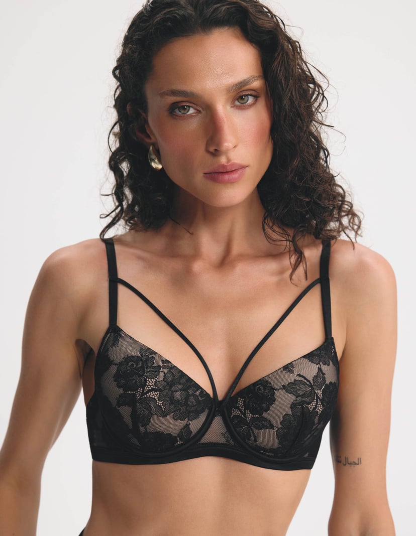 Push-Up Bra MISTERY Black 5