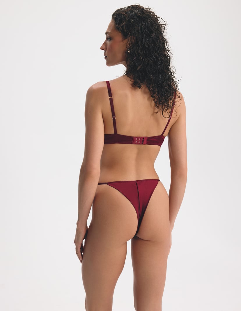 Silk Push-Up Bra MISTIQUE Red 5