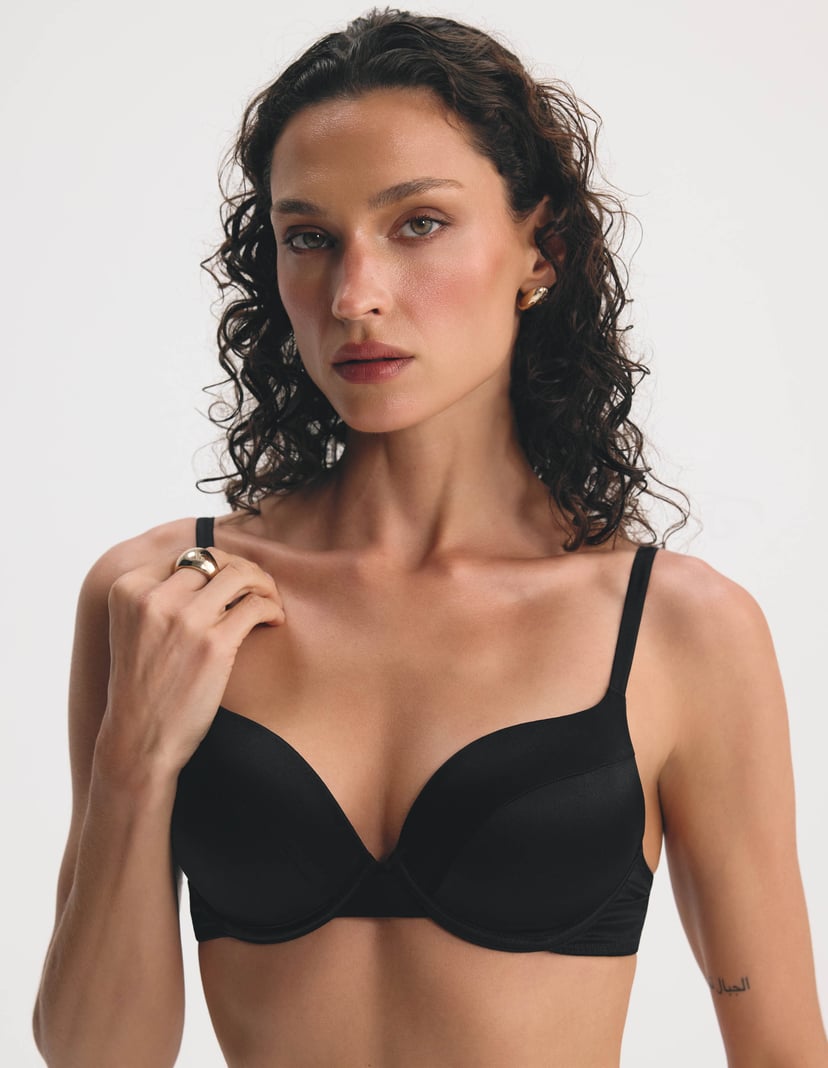 Silk Push-Up Bra MISTIQUE Black 2