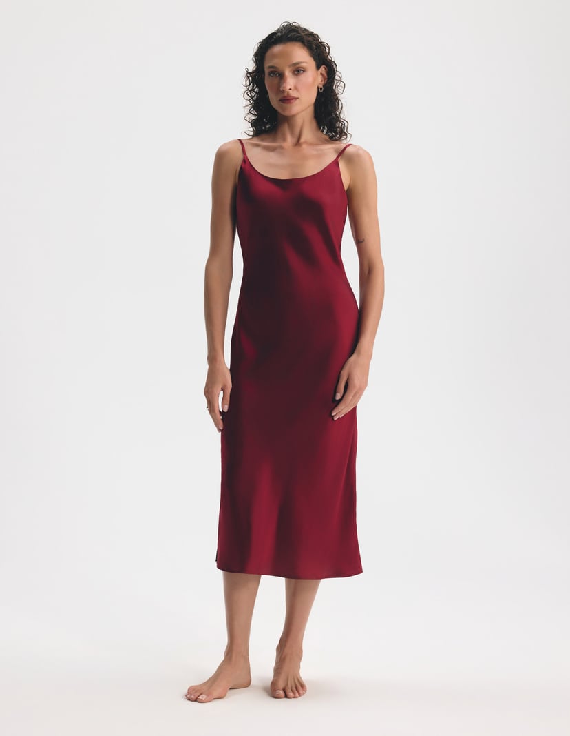 Silk Nightdress Nightdew Red 5
