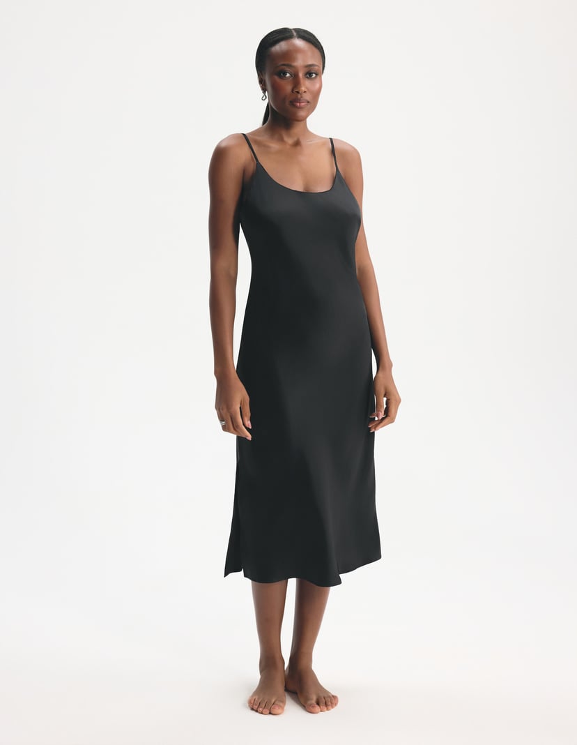 Silk Nightdress Nightdew Black 9