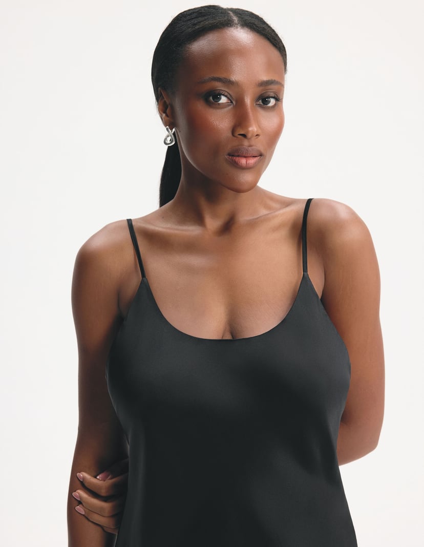 Silk Nightdress Nightdew Black 5