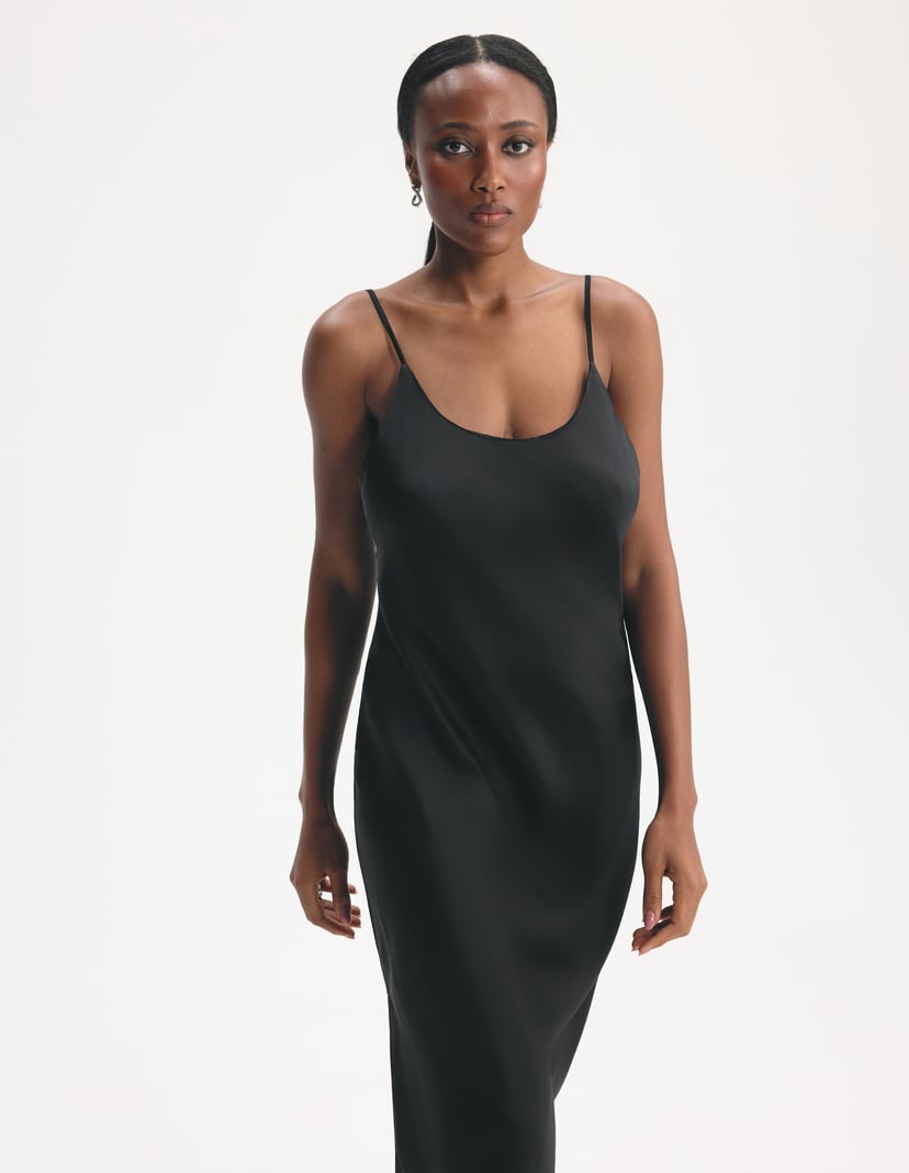 Silk Nightdress Nightdew Black 3