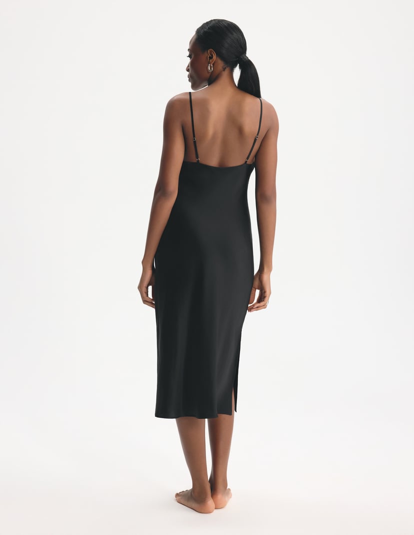 Silk Nightdress Nightdew Black 8