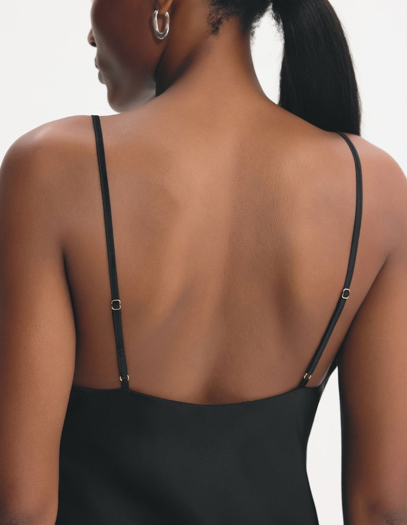 Silk Nightdress Nightdew Black 6