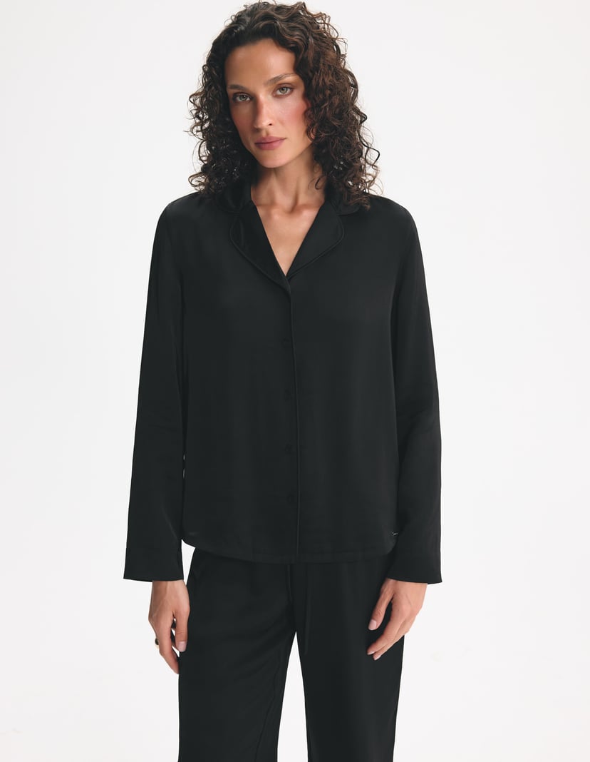 Long Pajamas Midpama Black 8