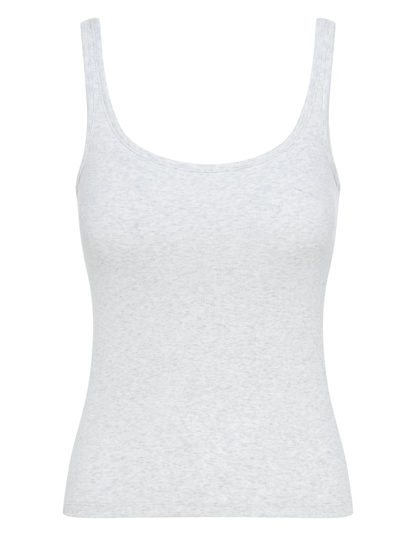 Cool Down Tank Top with Built-In Bra Grey 9