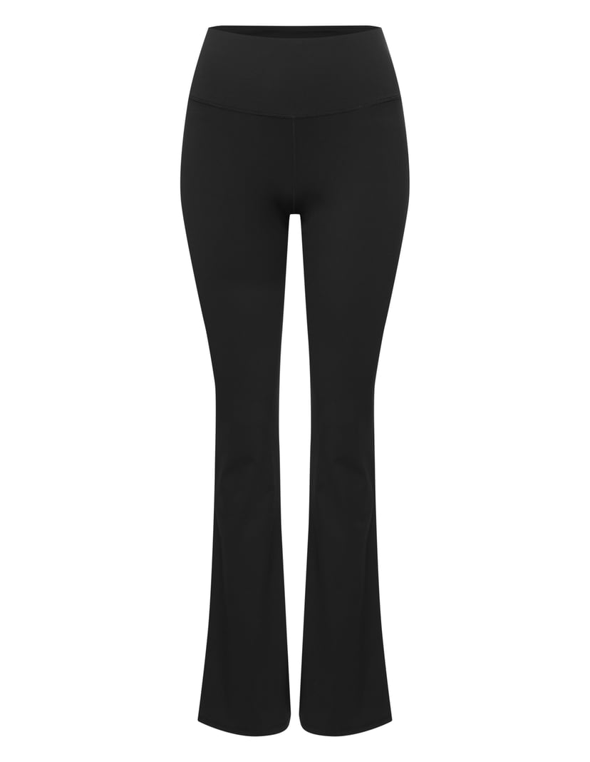 High-Waisted Flare Sport Leggings KICK IT Black 8