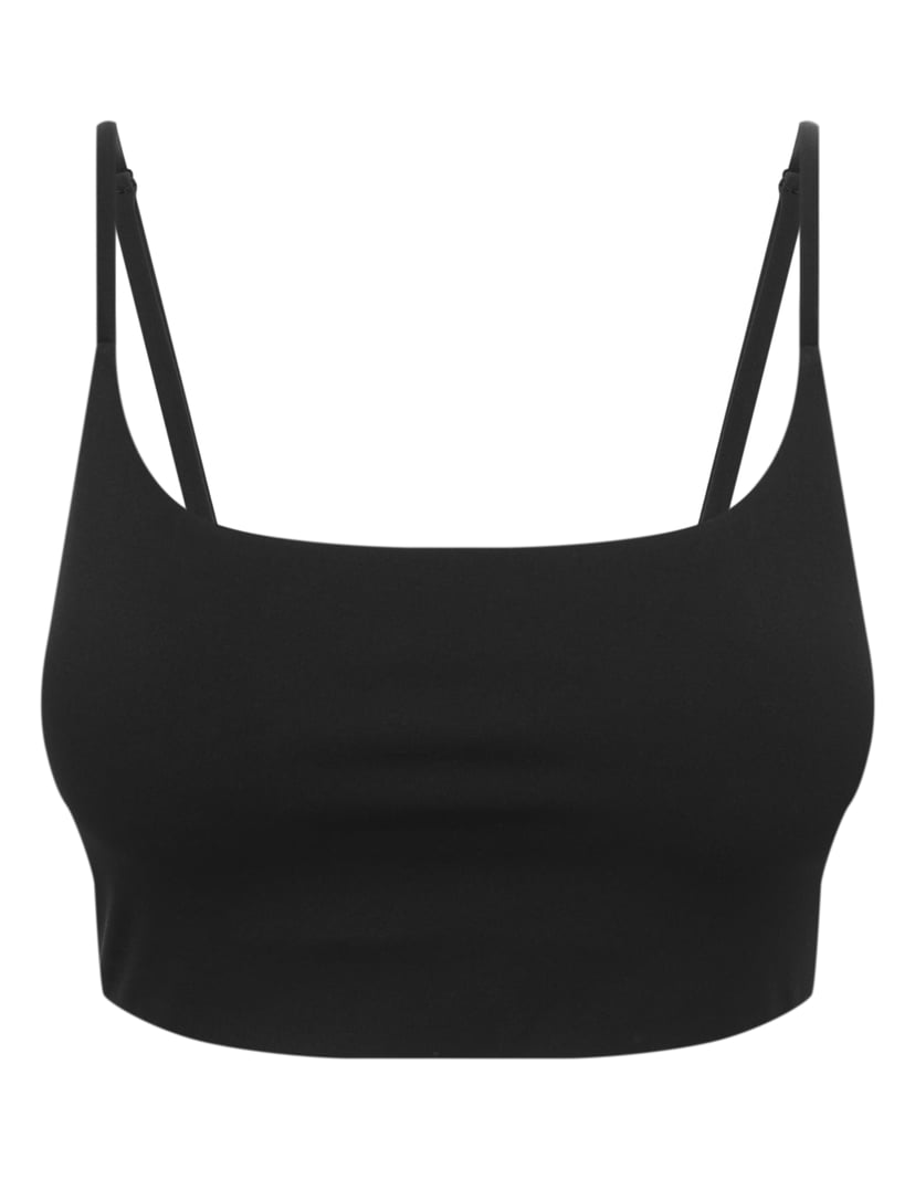 No Bounce Sports Top with Adjustable Straps Black 7