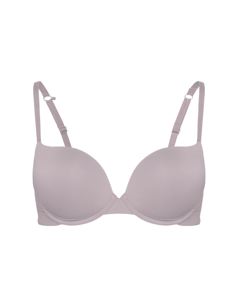 Super Push-Up Nude Bra Beige Under T-Shirt brown 9