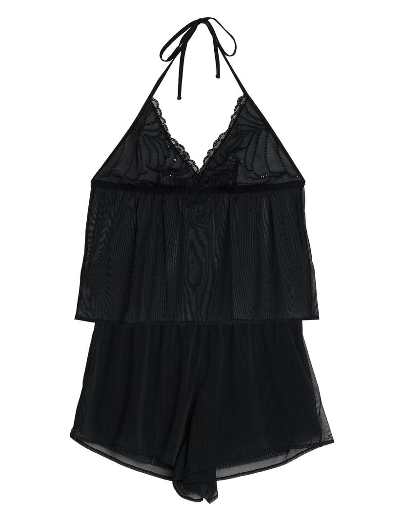 Pyjamas krótka Sparklychic Black 8
