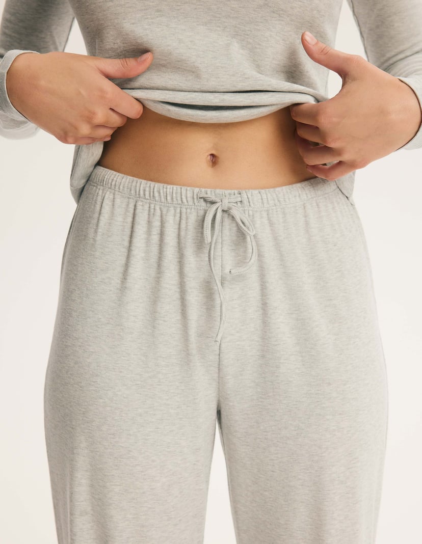 Long Pajamas CRIMSON Premium with Lyocell and Wool Grey 4