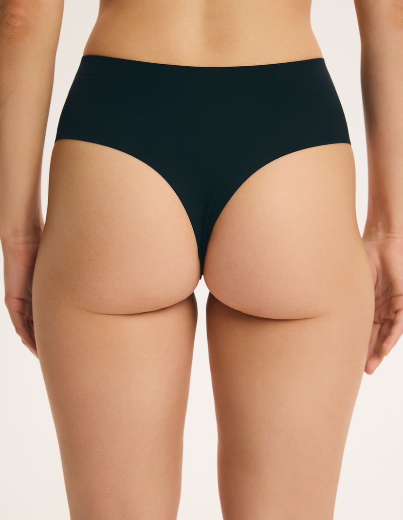 Seamless Thongs Black 4