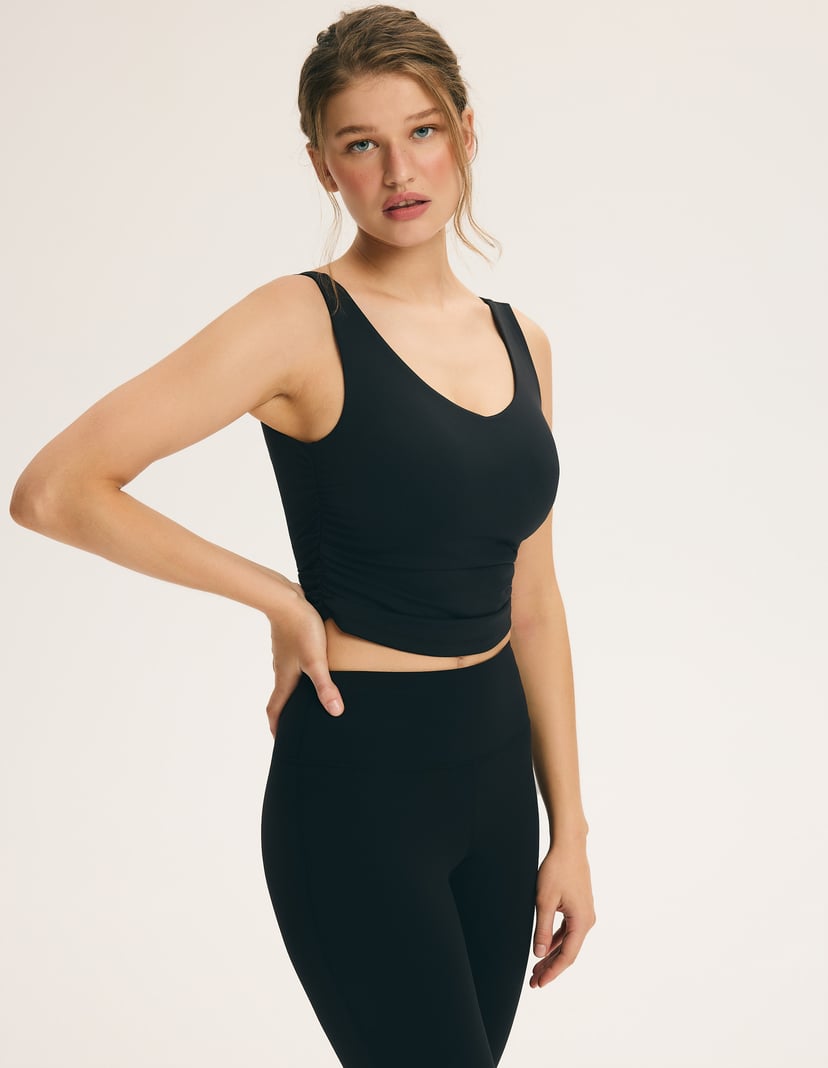 Everyday Lift Sports Top with Removable Push-Up Cups Black 3