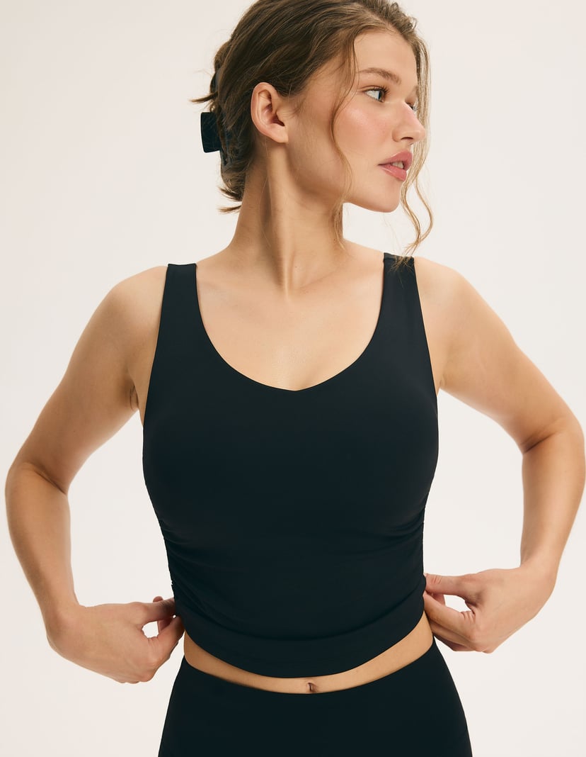 Everyday Lift Sports Top with Removable Push-Up Cups Black 5