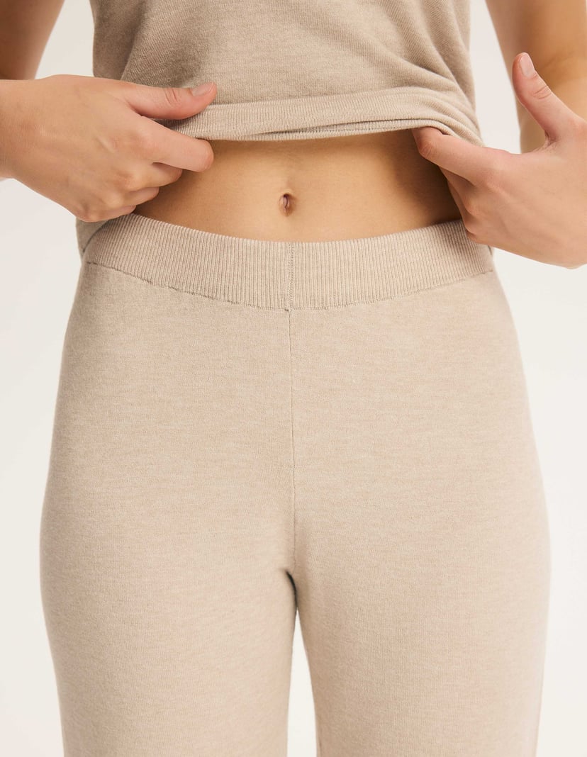 Three-Piece MISTY Set with Soft Viscose Knit Beige 5