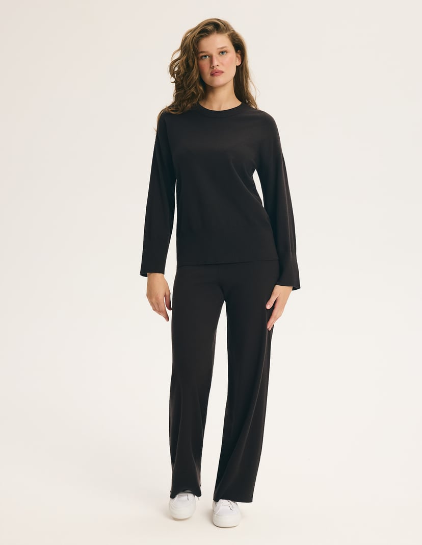 Simone Home Set with Soft Viscose Knit brown 1