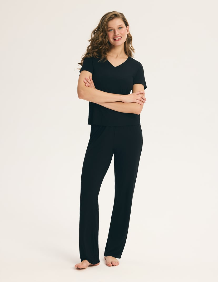 Long Pajamas LILITH Black 8