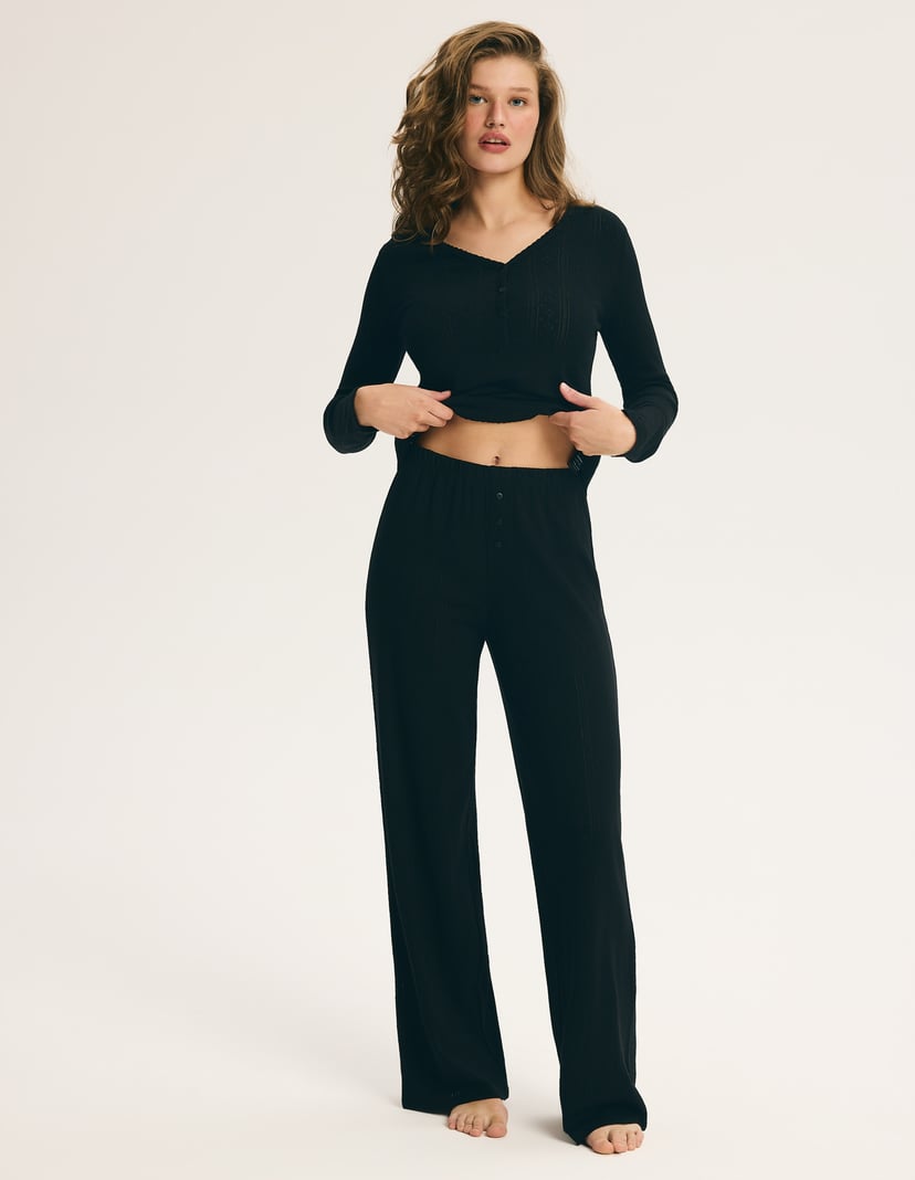 Long Pajamas POET Black 7