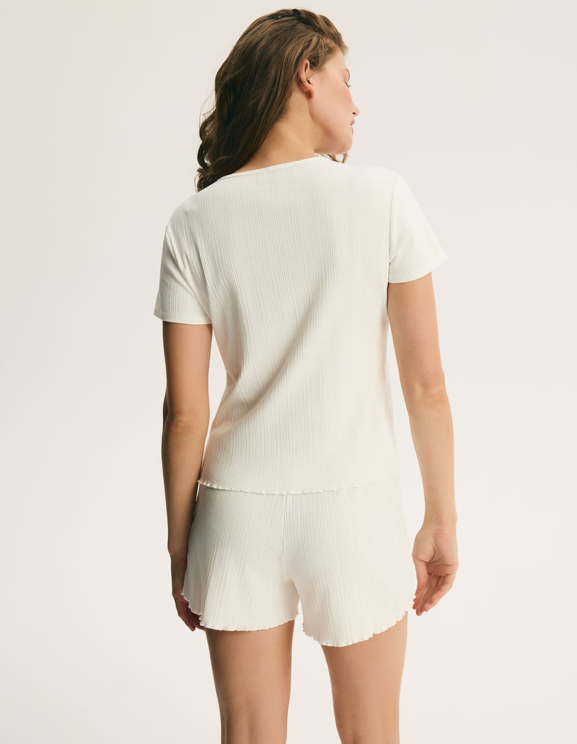 Short Pajamas PEARL White 6