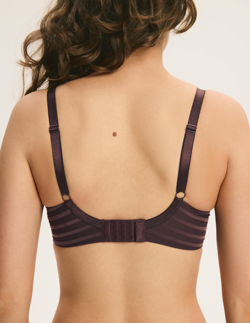 Burgundy Padded Bra Ciga with Panay Cup maroon 4