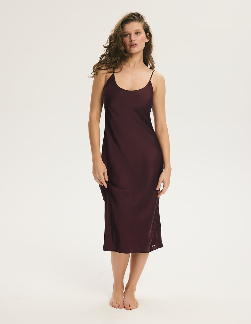 Nightgown Stella maroon 7