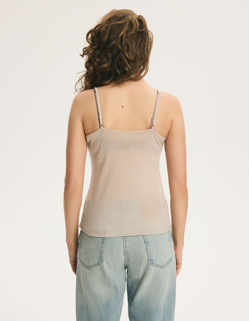 Light Beige Softbase Top with Lace Beige 4