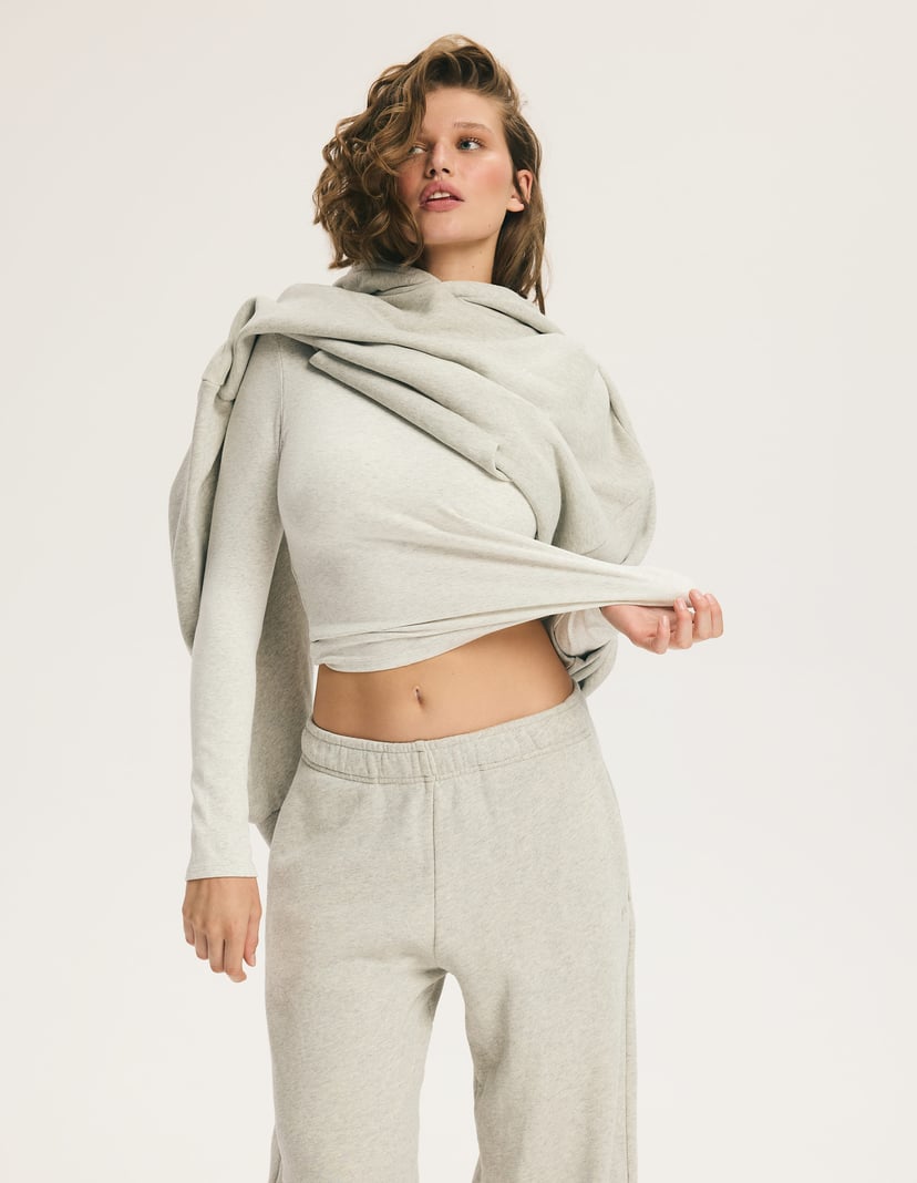 Rest Day T-Shirt with Built-In Bra Grey 6
