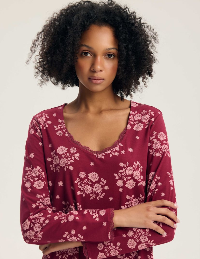 Nightgown GRETA Red 3