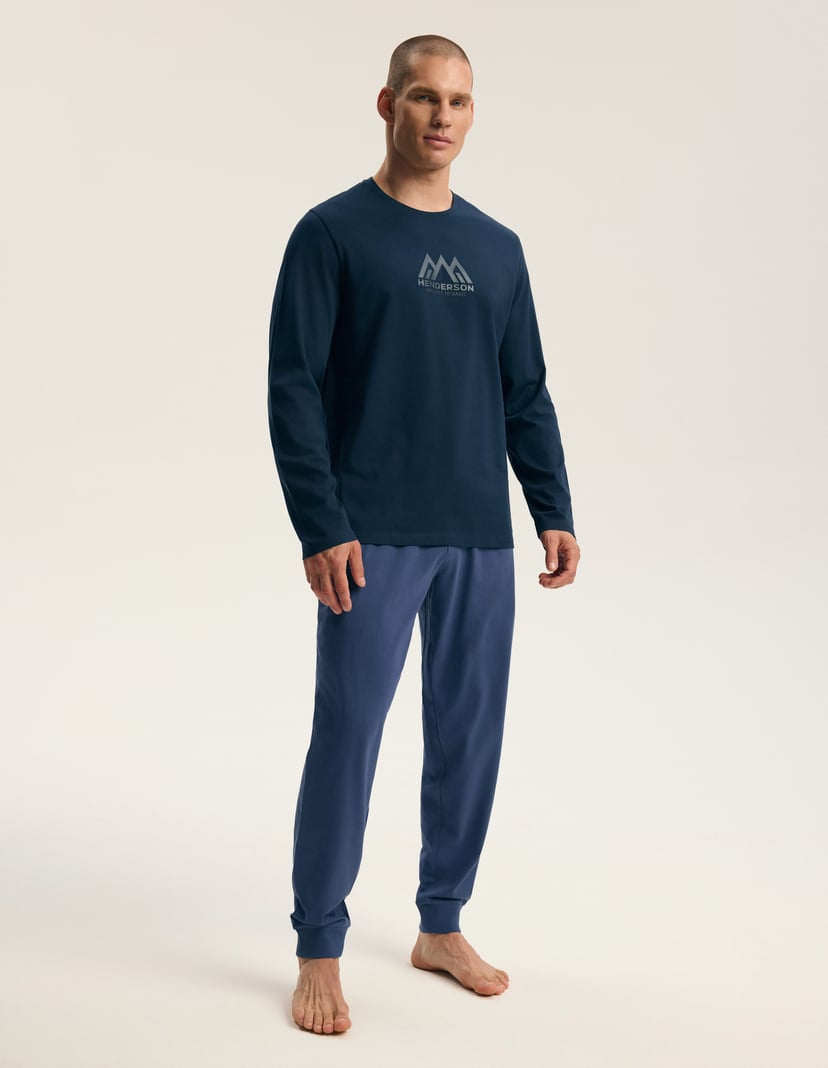 Long Pajamas FIN Blue 1