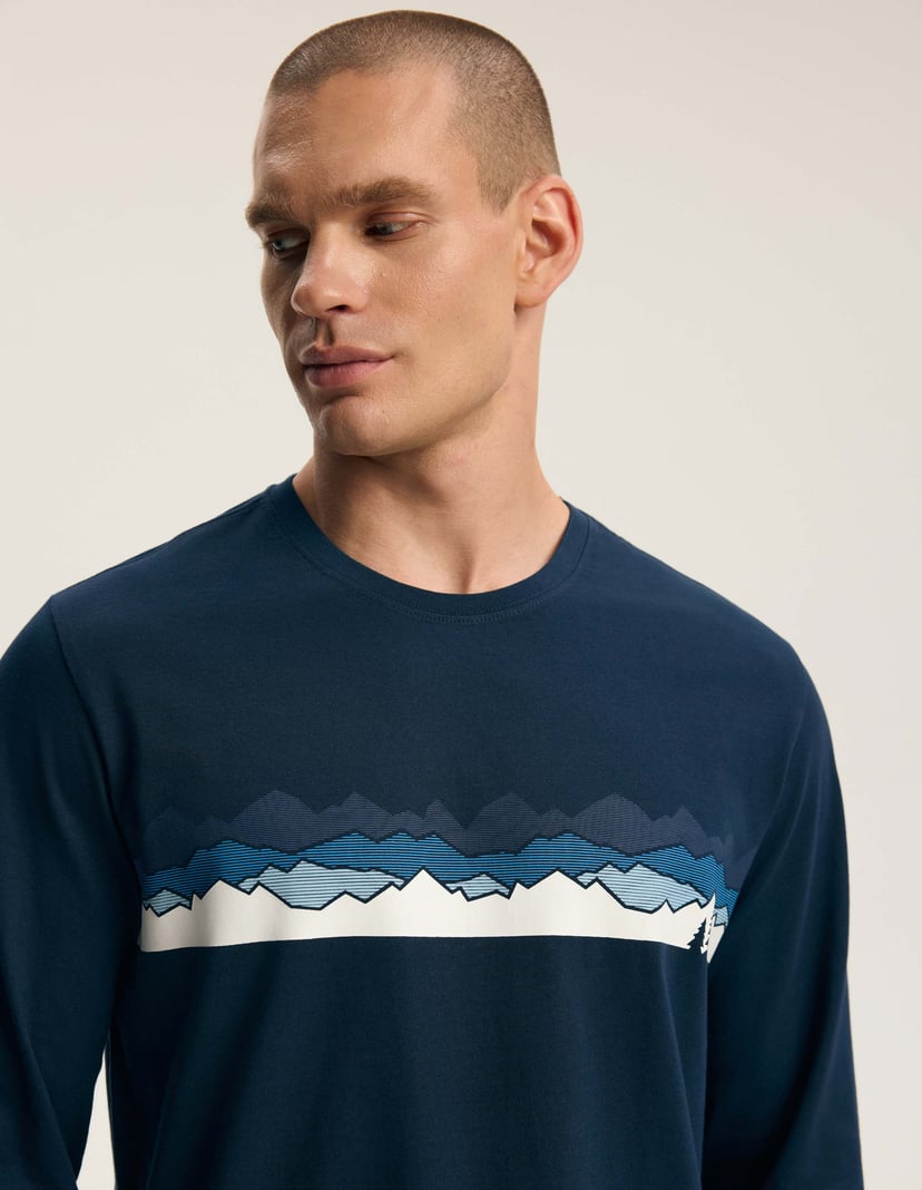 Long Pajamas FROZE navy 3