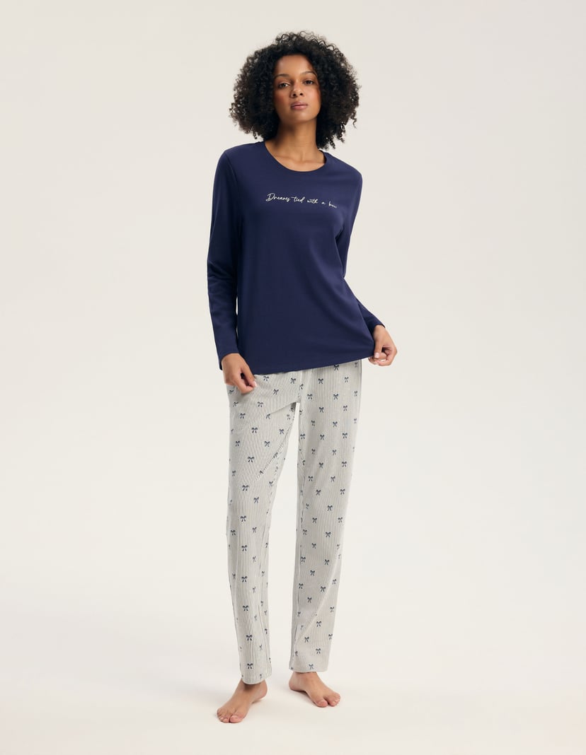 Long Pajamas GAELA Blue 1