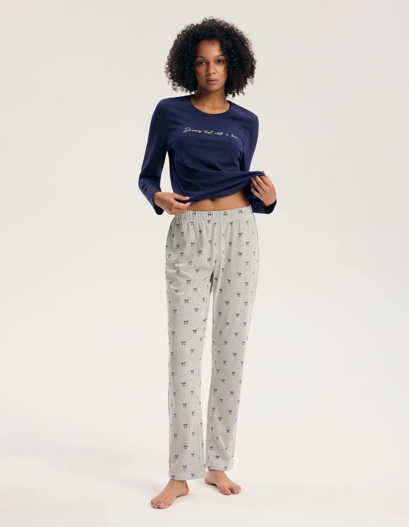 Long Pajamas GAELA Blue 5