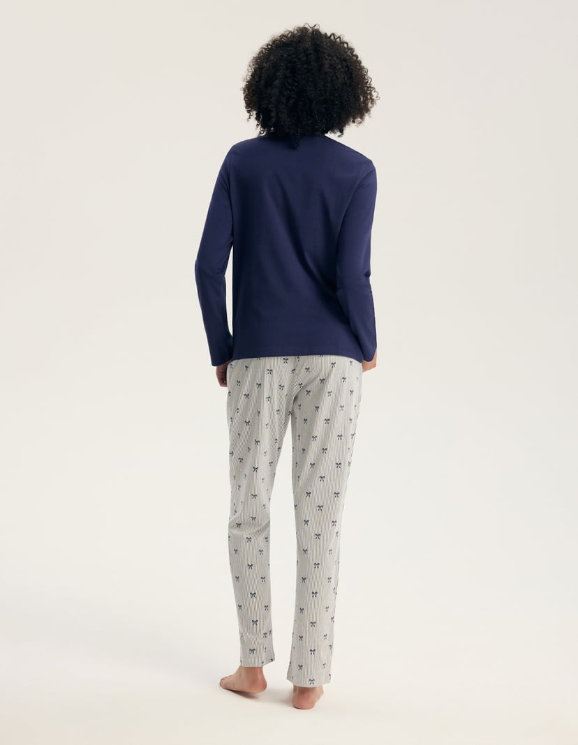Long Pajamas GAELA Blue 4