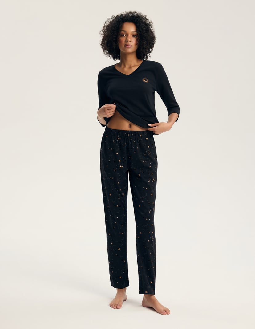 Long Pajamas GILLY Black 5