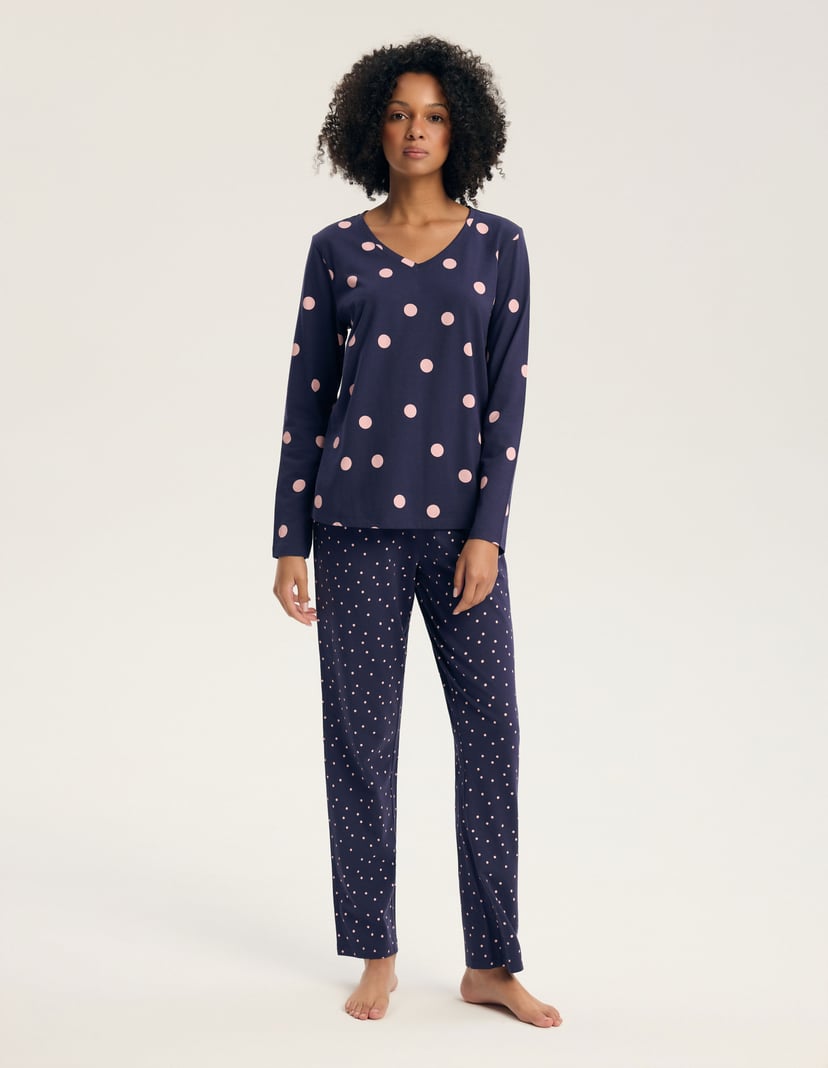 Long Pajamas GITTE Blue 1