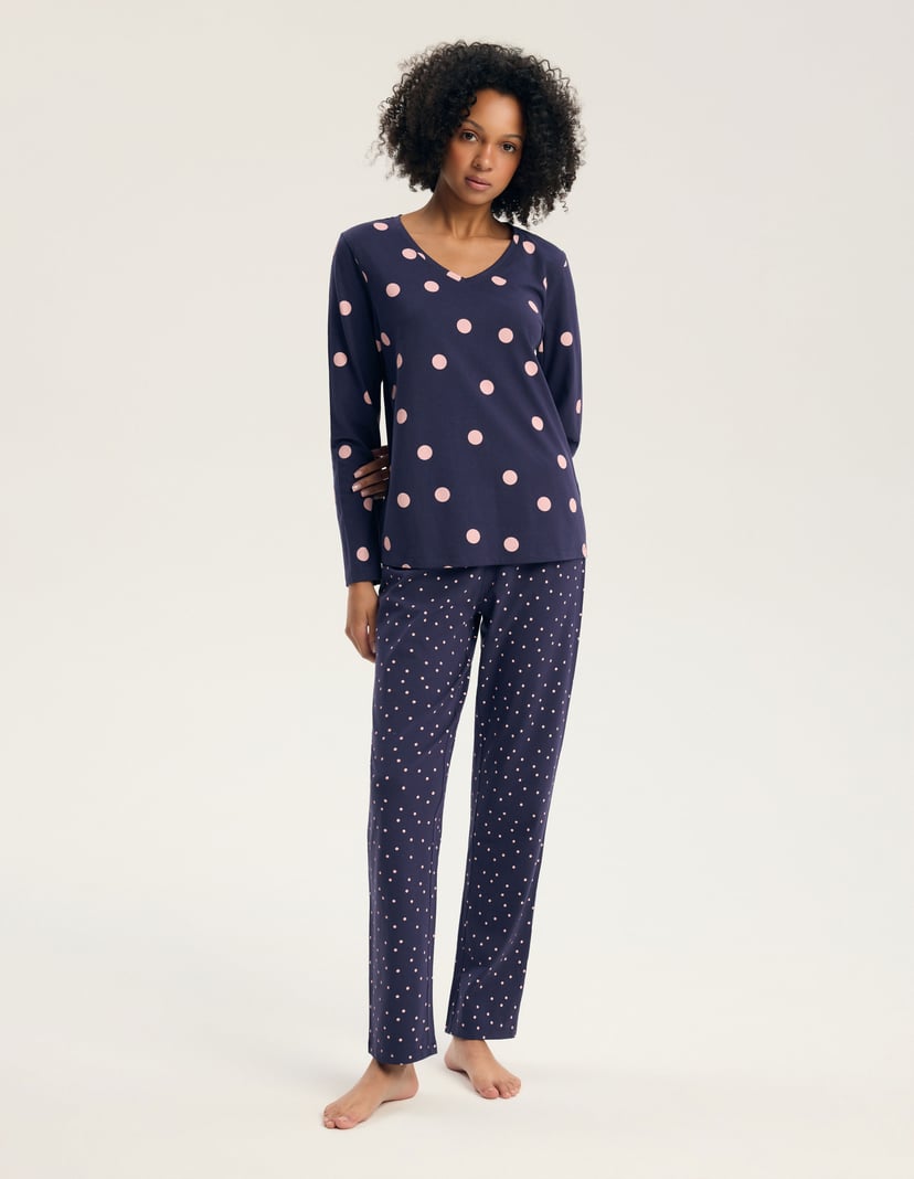 Long Pajamas GITTE Blue 8