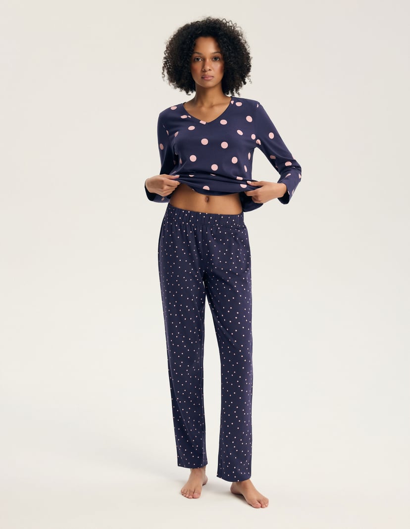 Long Pajamas GITTE Blue 7