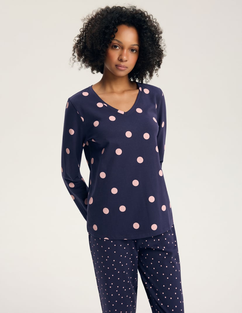 Long Pajamas GITTE Blue 2