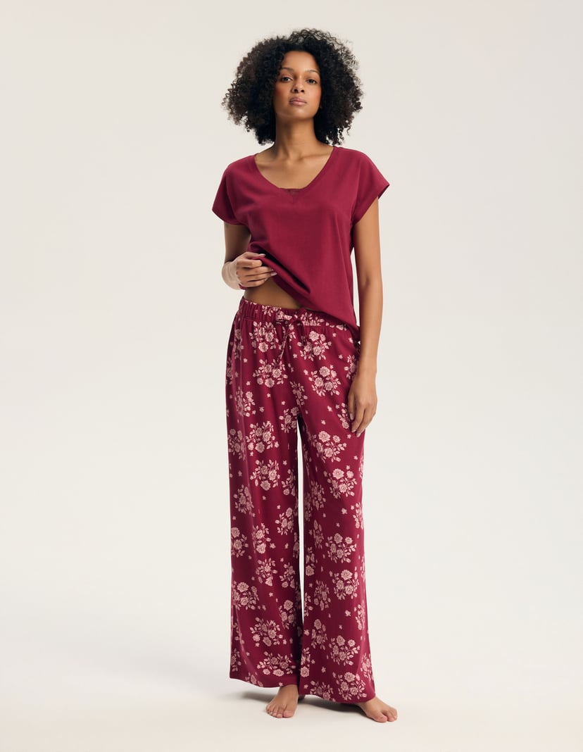 Long Pajamas GRETA Red 6