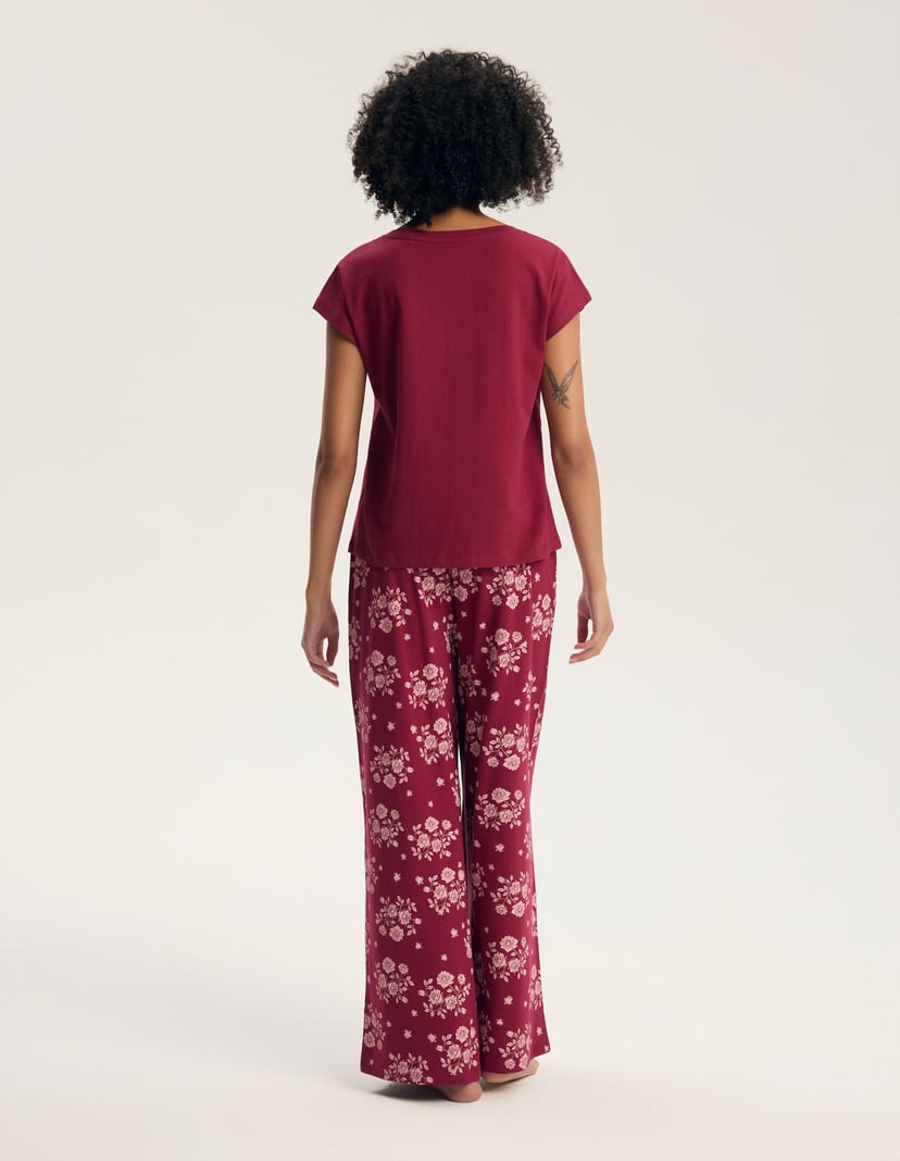 Long Pajamas GRETA Red 5